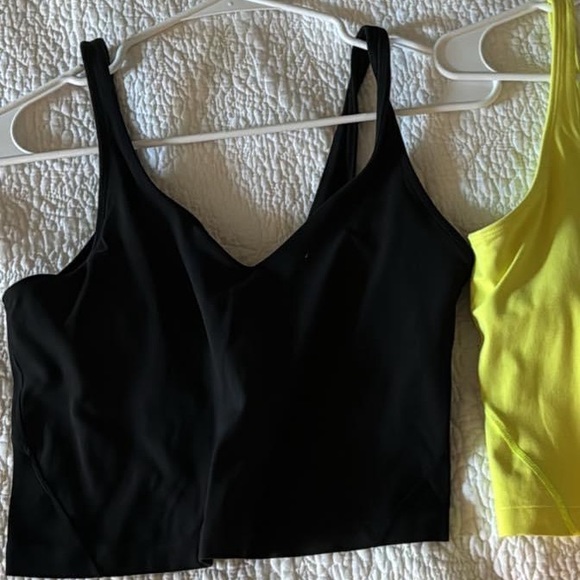 EUC Lululemon Align Crop - Black size 6 - Picture 1 of 2